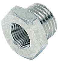 Threaded fittings nickel-plated brass