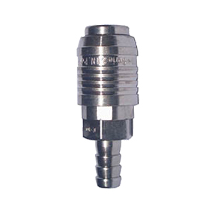 Quick coupling connector with hose connection DN 8