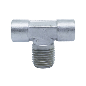 T-piece with BSPP thread, 2x internal thread, 1xOuter thread