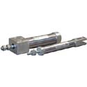 SMC Pneumatics - C (D) M2RK-Z, Air Cylinder, Non-rotating, Double Acting, Direct Mounting, Built-in Magnetic Ring, (Bottom Mount), 20, 125, Male Rod