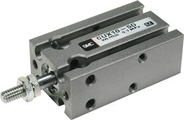 SMC Pneumatic - C (D) UX, slow-speed cylinder for direct mounting, double-acting, standard piston rod, built-in magnetic ring, 10, 5, without auto