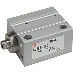 SMC Pneumatic - C (D) UJ, Miniature Cylinder for Direct Mounting, Without Clean Room Series, (Side Mounting), 10, 8, (Double Acting), Internal Piston