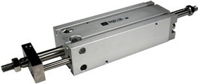 SMC Pneumatics - C (D) VHF, cylinder for direct mounting, anti-rotation, continuous piston rod, built-in magnetic ring, 10, 20, without signal