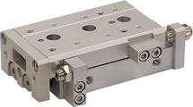 SMC Pneumatic - MXSL, Compact slide, double-acting, cross-roller guide, symmetrical, 6, piston Ø up to 16 mm: M thread, piston Ø from 20 mm: Rc thread