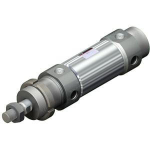 SMC Pneumatic - C (D) 76-S / T, pneumatic cylinder, single-acting, one-sided piston rod, built-in magnetic ring, (thread on both sides), 32, 50, (