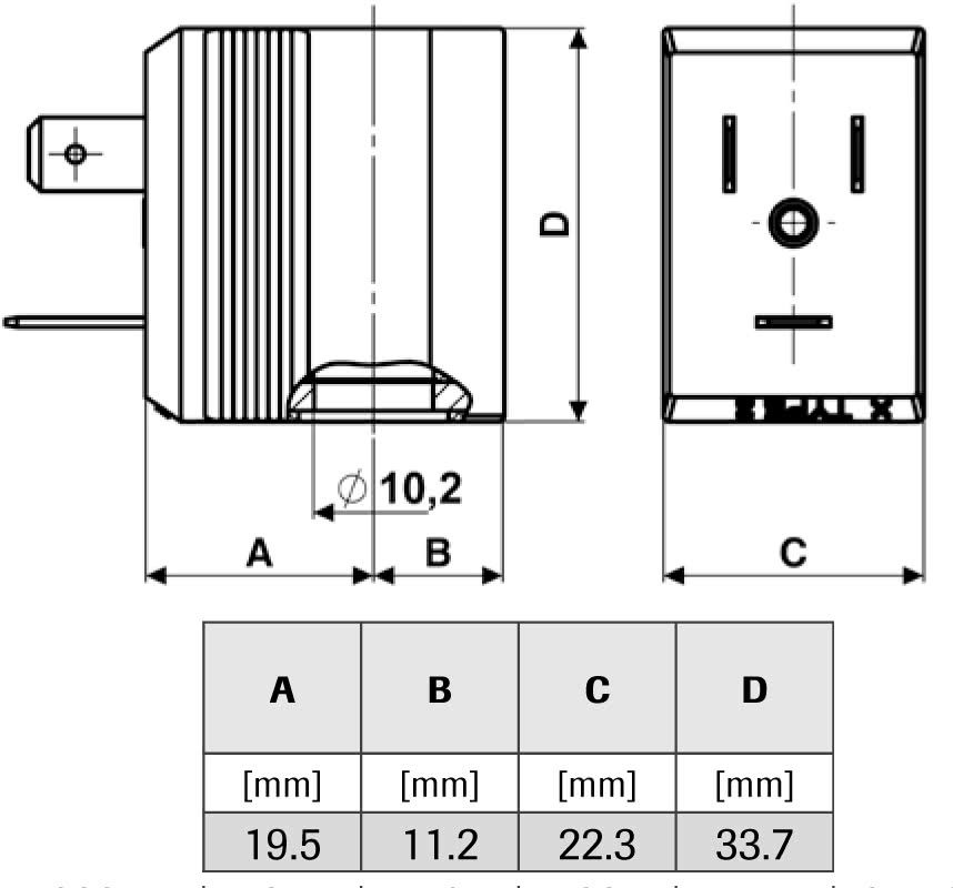 2100s magnetic coil 12V 50 / 60Hz