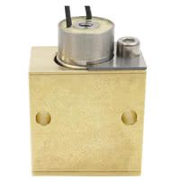 Mounting block Ø7mm for micro valves made of aluminium - M5