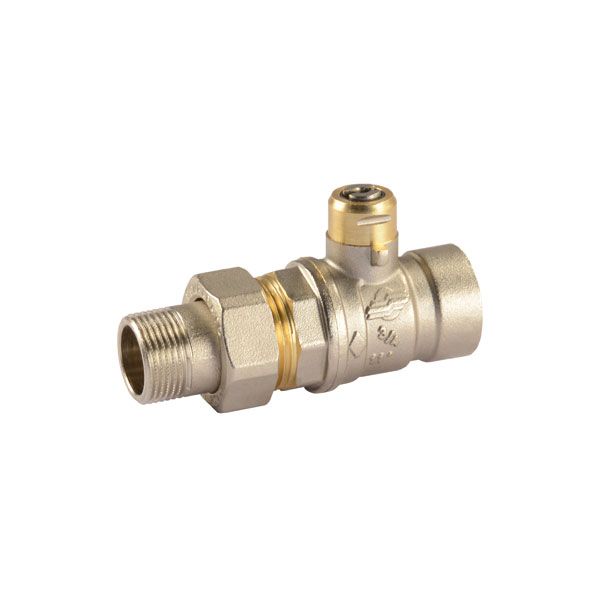 Comparato - Ball Valve for Sintesi Actuator, 2-Way, Full Through, DN20, PN16, 3/4 ", M / F
