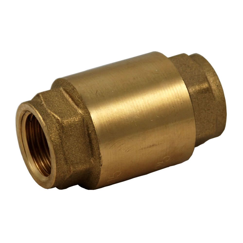 Check valve, brass, G 1 ", NBR
