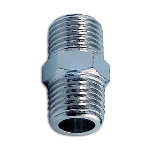 Double nipple with BSPT thread