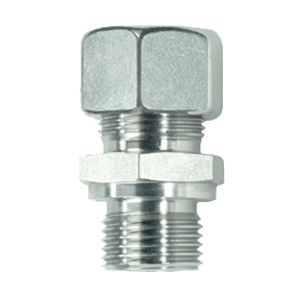 Connector with BSPP external thread