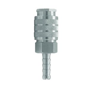 Quick coupling connector with hose connection