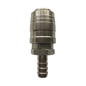 Quick coupling connector with hose connection, DN 5.2