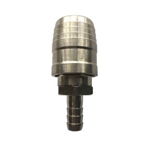 Quick coupling connector with hose connection, DN 5.2