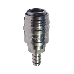 Safety quick connector with hose connection