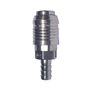 Quick coupling connector with hose connection DN 8
