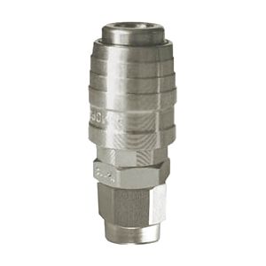 Quick coupling connector with plug connection