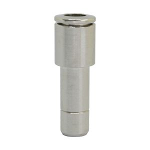 Reduced stem plug connector, nickel plated