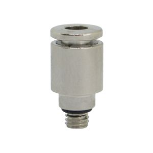Socket connector with hexagon socket, UNF thread nickel-plated