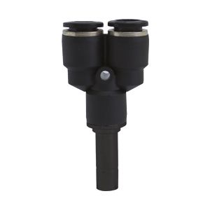 Y-connector with handle