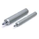 SMC Pneumatics - C (D) G1-Z, Compressed Air Cylinder, Double Acting, Standard Piston Rod, Built-in Magnetic Ring, (Basic), (Elastic Damping), 25, Rc (or M Thread), Standard Scraper, 200
