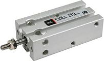 SMC Pneumatics - C (D) U, cylinder for direct mounting, double acting, built-in magnetic ring, 6, M5X0.8, 15, without auto switch, 0.5 m (or none for version without auto switch)