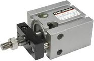 SMC Pneumatic - C (D) UK, Cylinder for Direct Mounting, Non-rotating, Standard Piston Rod, 16, 5, (Single acting retracting spring), without auto switch