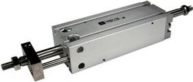 SMC Pneumatics - C (D) VHF, Cylinder for direct mounting, anti-twist, continuous piston rod, built-in magnetic ring, 10, 15, without auto switch, 0.5 m (or none for version without auto switch)