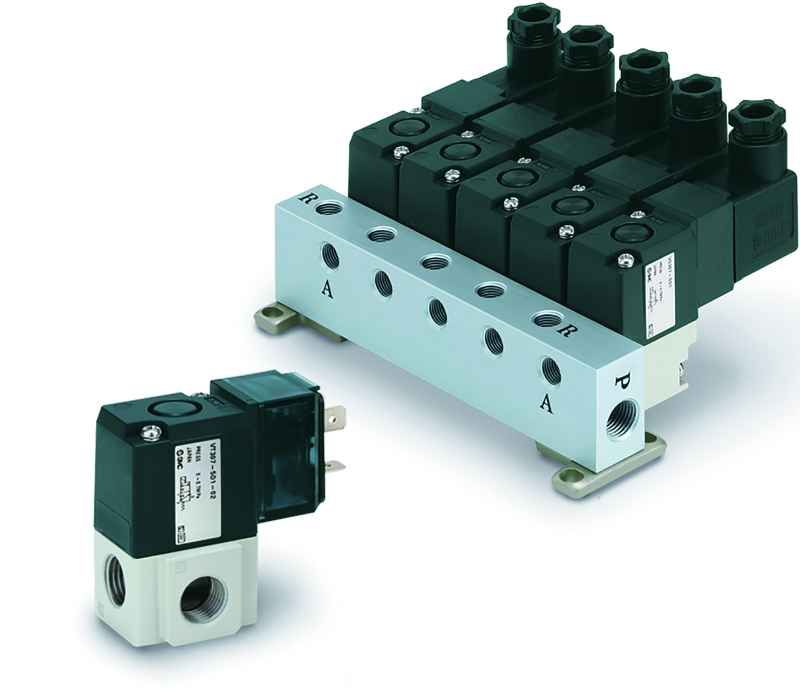 SMC Pneumatics - Direct Operated 3/2-Way Solenoid Valve [VT307]