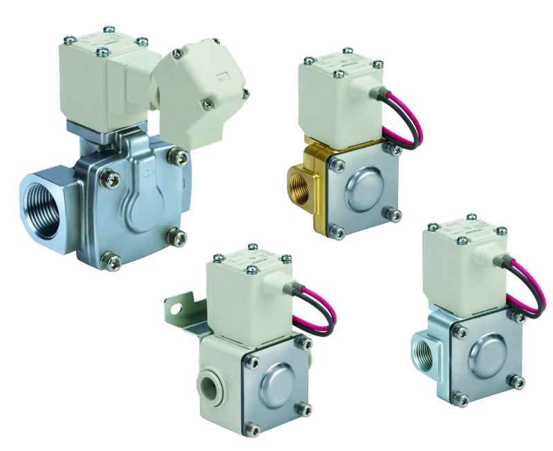 SMC Pneumatic - Pilot operated 2/2-way solenoid valve [VXD]
