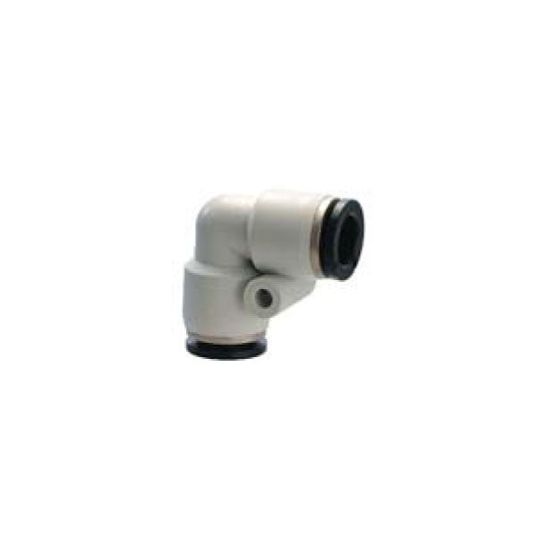 Univer - push-in connector, L-shaped Ø 10mm