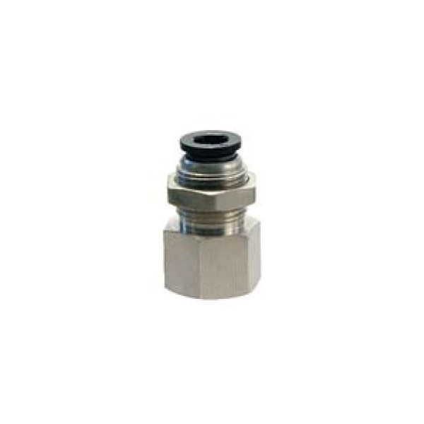 Univer bulkhead fitting with threaded connection Ø 4mm G1 / 8