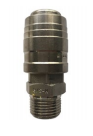 Male quick-connect connector with BSPT thread, DN 5.2