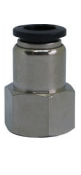 Plug-in connector with NPT thread nickel-plated
