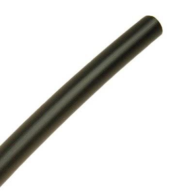 Polyethylene (PE) hose, black, 4.0 x 2.0mm (OD x ID)