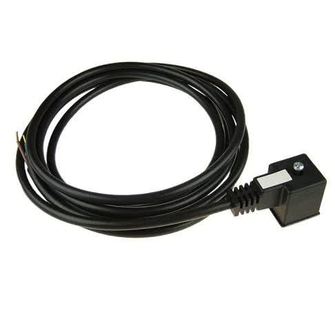 Appliance plug with 2m cable type A, DIN EN 175301, for solenoid coils 7000er series