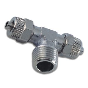 T quick connector with BSPT male thread