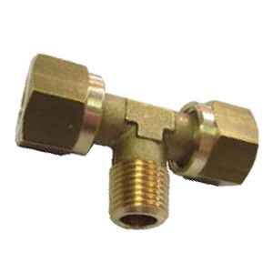 T-clamp connector with BSPT male thread