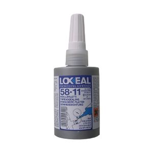Anaerobic, medium-strength adhesive for sealing metal thread connections up to 2 "- 0.30 mm