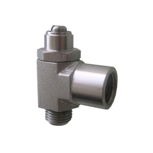Unidirectional female screwdriver flow regulator with BSPP thread made of AISI 316 for cylinders
