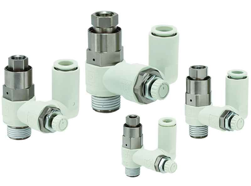 ASP330F-01-06S SMC Pneumatik - Unlockable Throttling Check Valve [ASP]