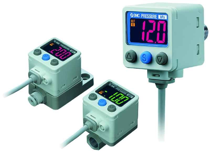 SMC Pneumatics - Digital Precision Pressure Switch [ISE40A] / [ZSE40A]
