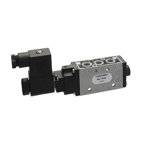 Univer - seat valve MIXED G1 / 4 indirect mechanical actuator designed for the assembly of pneumatic, mechanical and manual actuations