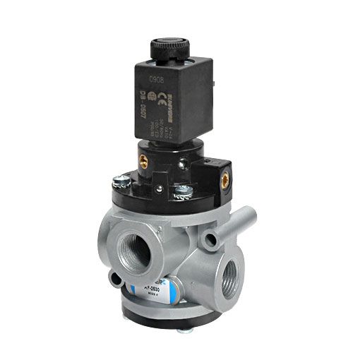 Univer - seat / servo valve for compressed air G1 / 4 3/2 NO