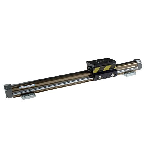 Univer - S5 Series Rodless Cylinders with Integrated Guides Ø 25 ÷ 50 mm Technopolymer Carriage, Standard Slide, Lateral Connection, Lateral Connection, Ø25, 200