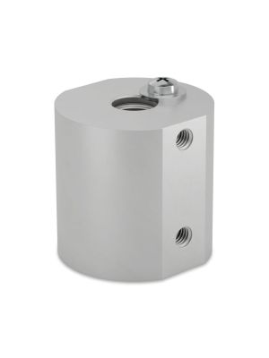 Ø8 mm Mounting Block for Micro Valves, Aluminum