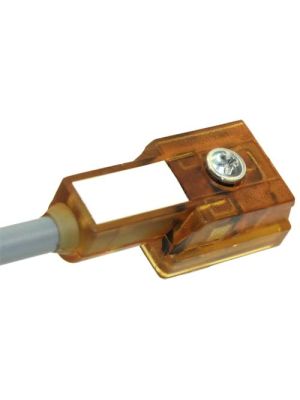 Luminous cable socket type B (I) 12V / 24V with LED and protective circuit - 3,0m PUR cable