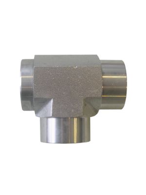 Quick-release valve with BSPP internal thread made of stainless steel AISI 316