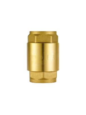 Check valve with BSPP thread made of yellow brass