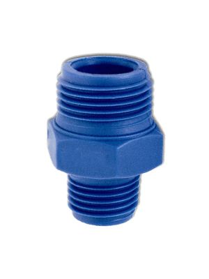 Double nipple reduced with BSPT thread